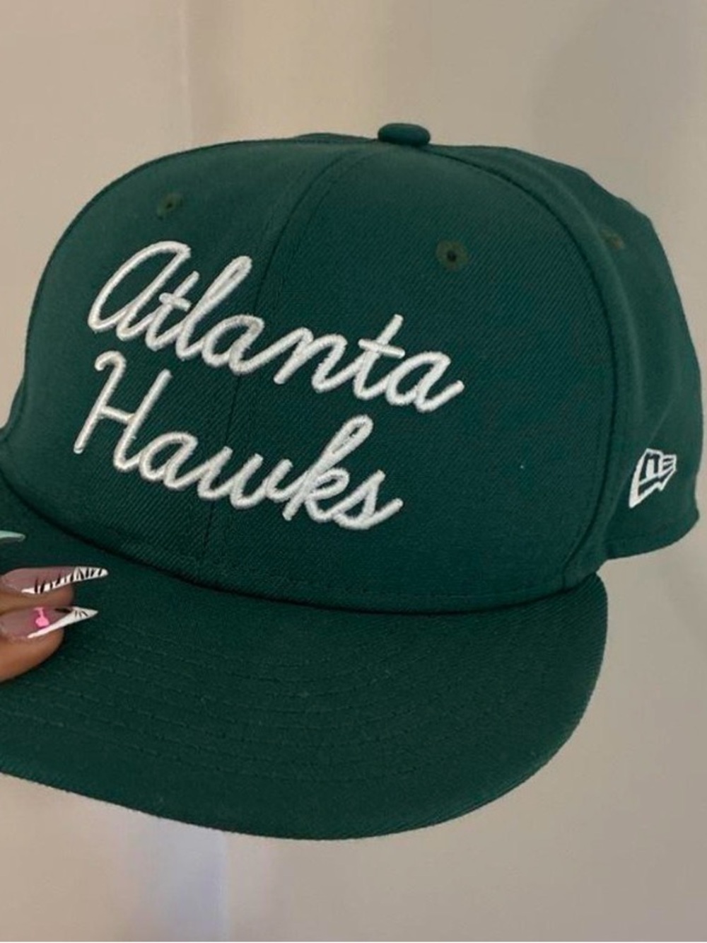 Atlanta Hawks Green Script Snapback Hat by New Era